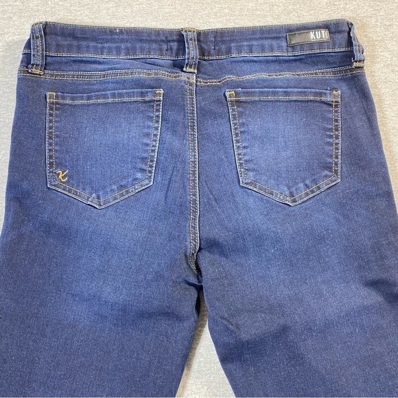 Kut From The Kloth Jeans Womens 10 Blue Connie Ankle Skinny Frayed Hem Denim - Picture 15 of 15